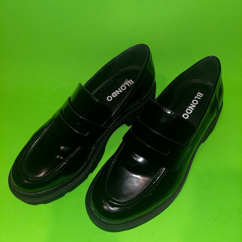 Black chunky loafers BRAND NEW